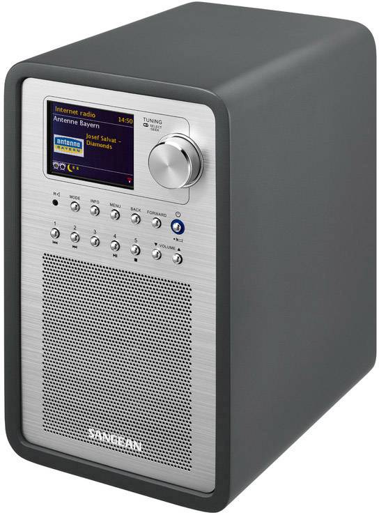 Radio internetowe Sangean WFR-70 (SmartLink 1), DAB+, fale metrowe (VHF), Internet, szary - obrazek 1