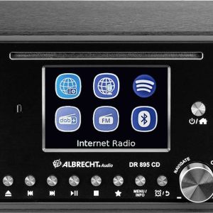 Radio internetowe Albrecht DR 895 Internet, DAB+, fale metrowe (VHF) czarny