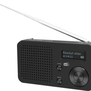 Radio akumulatorowe Telestar TELESTAR TOP 100 Schwarz DAB+, fale metrowe (VHF) funkcja ładowania akumulatora, wielokrotn