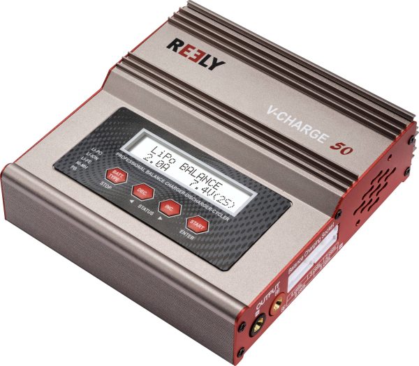 Ładowarka modelarska wielofunkcyjna Reely V-Charge 50 7 A LiIon, LiFePO, LiPo, NiCd, NiMH, Akumulator ołowiowy