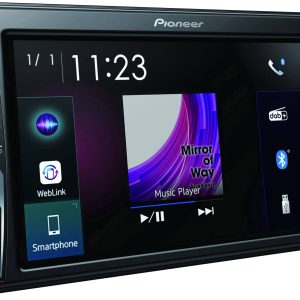 Pioneer DMH-A3300DAB Radio samochodowe Double Din Zestaw głośnomówiący Bluetooth® , Tuner DAB+, Aplikacja Radiowa Pioneer DMH-A3300DAB Radio samochodowe Double Din Zestaw głośnomówiący Bluetooth® , Tuner DAB+, Aplikacja Radiowa