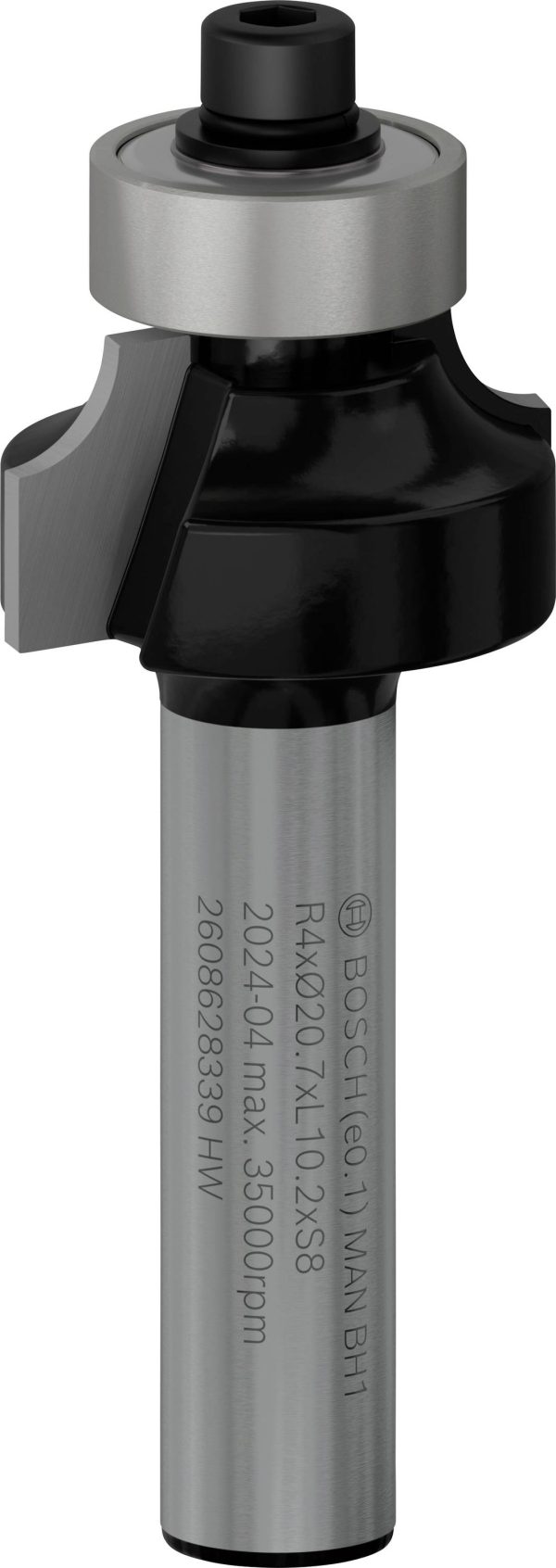 Bosch Accessories 2608628339 Frez zaokrąglający węglik spiekany Długość 53 mm Średnica wiertła 8 mm