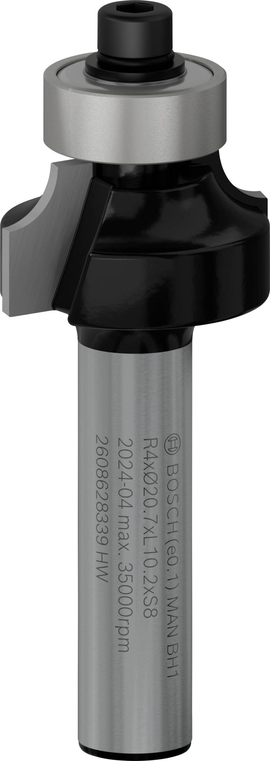 Bosch Accessories 2608628339 Frez zaokrąglający węglik spiekany Długość 53 mm Średnica wiertła 8 mm - obrazek 1