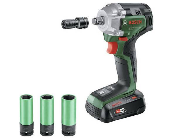 Bosch Home and Garden UniversalImpactDrive 18V-350 0603980305 Wkrętarka udarowa akumulatorowa 350 Nm 18 V Ilość dołączon - obrazek 1