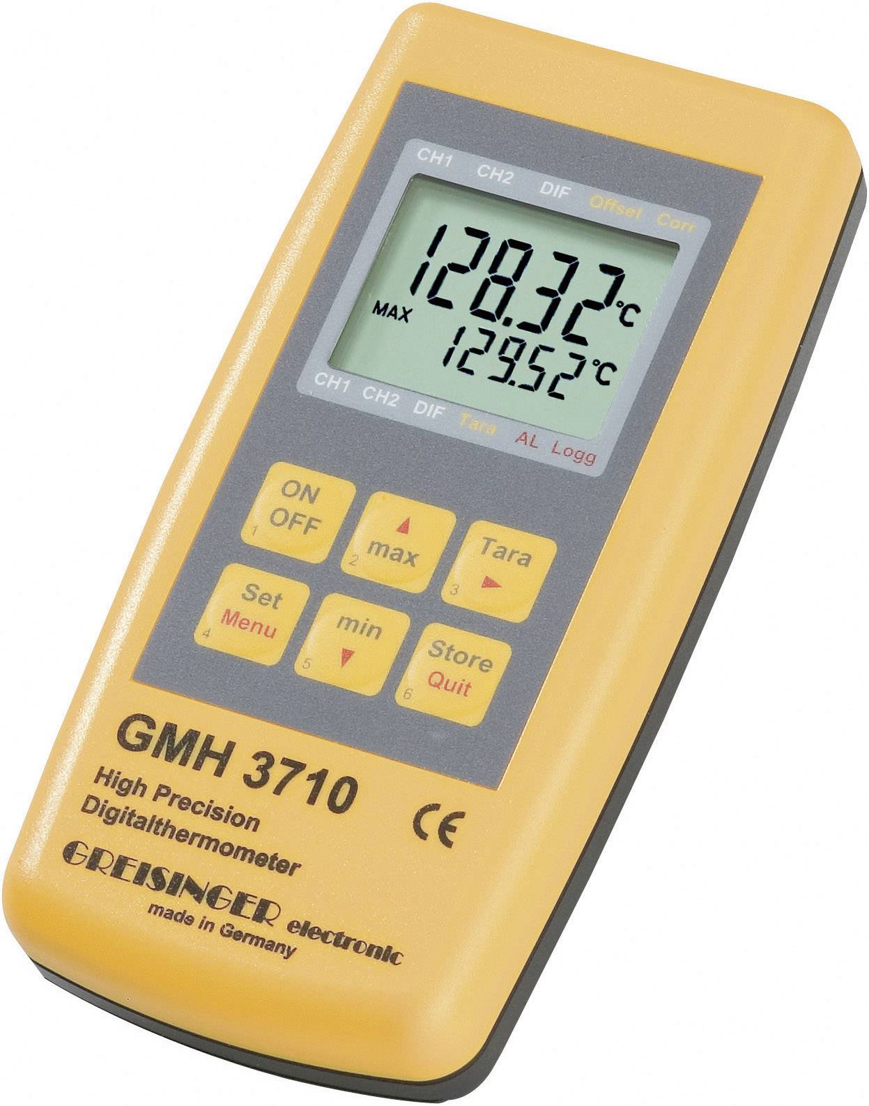 Greisinger GMH 3710 Termometr -199.99 - +850 °C Rodzaj czujnika Pt100 - obrazek 1