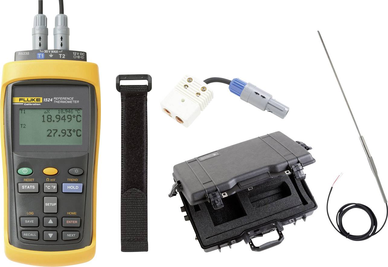 Fluke Calibration 1524-P3-256 Termometr referencyjny -200 - +2315 °C Rodzaj czujnika PRT, Termistor precyzyjny, Termoele - obrazek 1