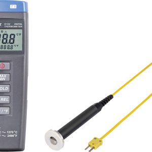 Termometr typu K VOLTCRAFT K102 + TP 302 VC-10504620, -200 – +1370 °C Termometr typu K VOLTCRAFT K102 + TP 302 VC-10504620, -200 – +1370 °C