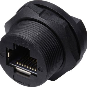 TRU COMPONENTS TC-13543664 Moduł złącza żeńskiego RJ45 TC-E13T-FR6-PPF, CAT 6a, piny:8, 1 szt. TRU COMPONENTS TC-13543664 Moduł złącza żeńskiego RJ45 TC-E13T-FR6-PPF, CAT 6a, piny:8, 1 szt.