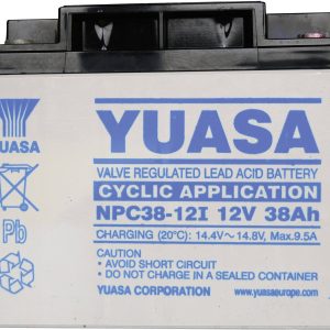 Akumulator ołowiowy Yuasa NPC38-12 NPC38-12, AGM, 12 V, 38 Ah Akumulator ołowiowy Yuasa NPC38-12 NPC38-12, AGM, 12 V, 38 Ah