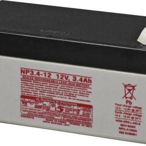 Akumulator ołowiowy EnerSys Genesis NP3.4-12, AGM, 12 V, 3.4 Ah
