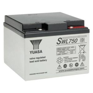 Akumulator ołowiowy Yuasa SWL750, AGM, 12 V, 25 Ah Akumulator ołowiowy Yuasa SWL750, AGM, 12 V, 25 Ah