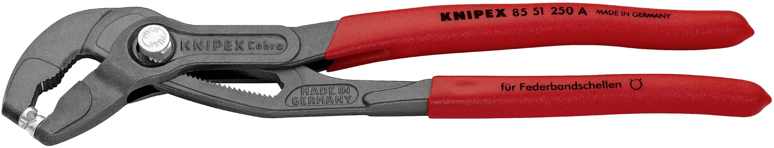 Szczypce do opasek zaciskowych Knipex 85 51 250 A 250 mm 1 szt. - obrazek 1