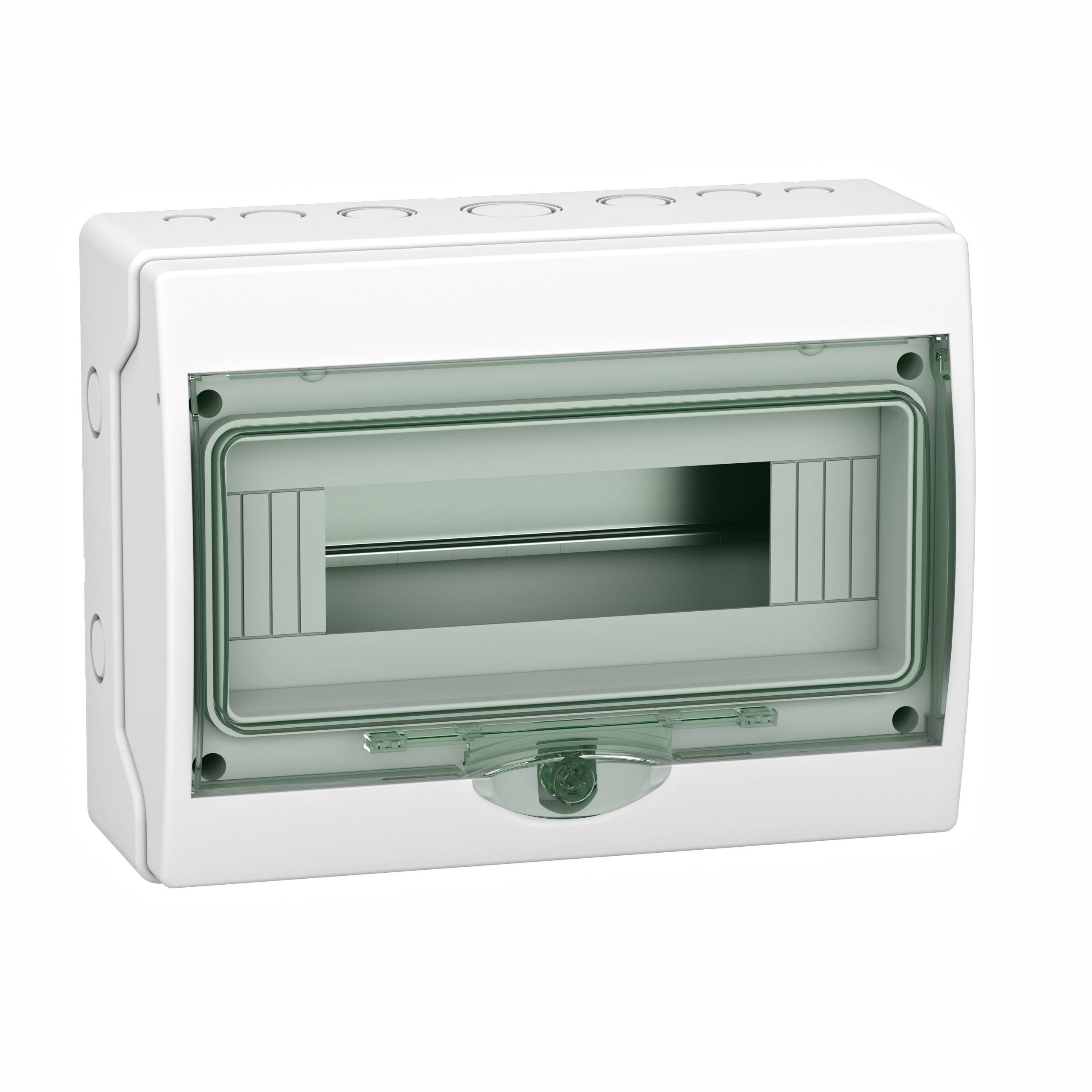Schneider Electric 13444 13444 Rozdzielnica mała montaż na powierzchni Ilość modułów = 12 Ilość rzędów = 1 Opis 1 szt. - obrazek 1