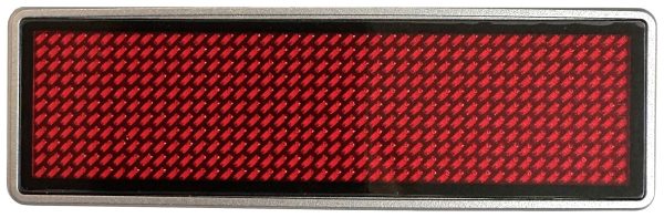 Tabliczka LED Shenzhen LeSun 125906 czerwony 44 x 11 Pixel (S x W x G) 93 x 30 x 6 mm