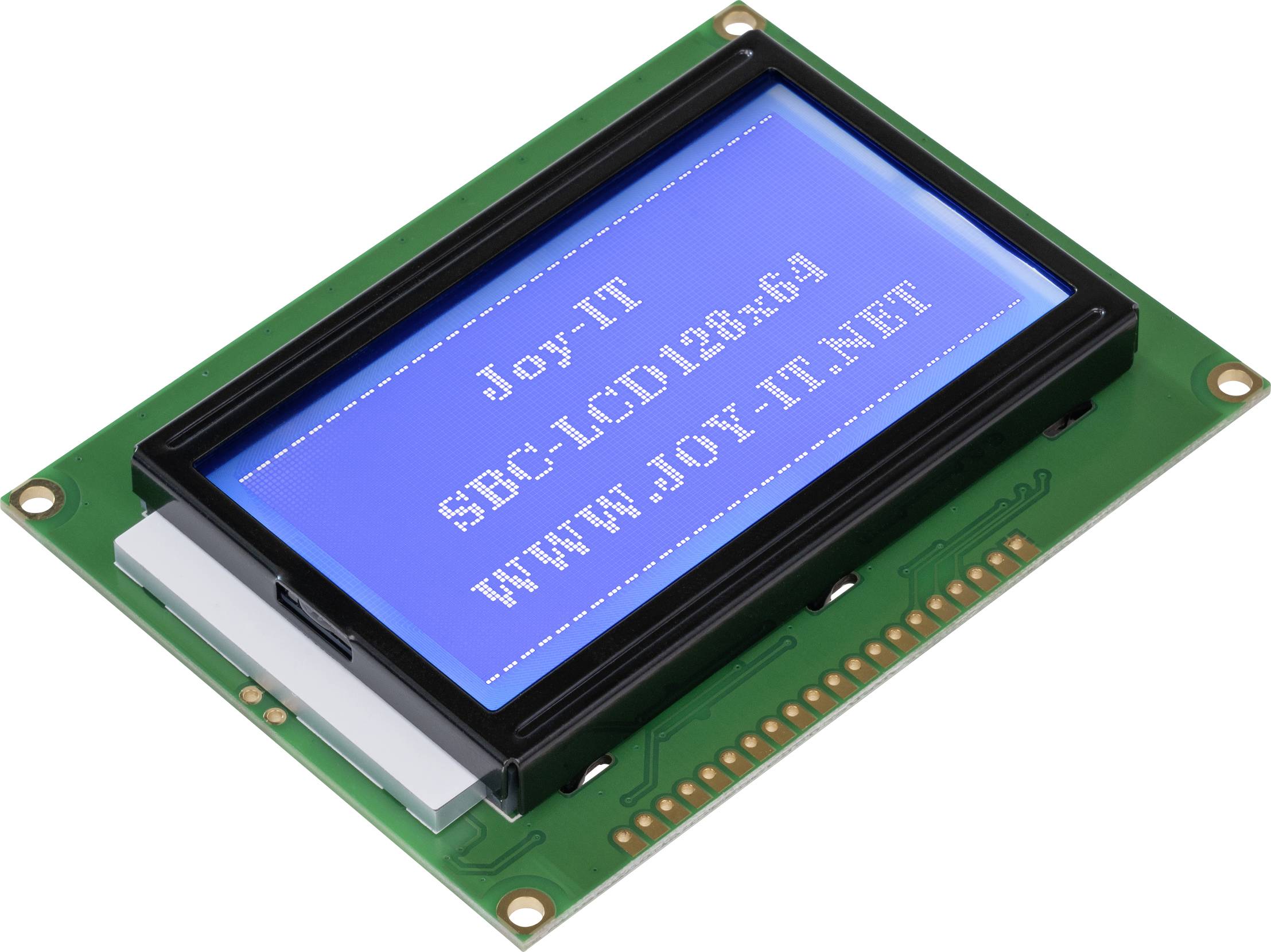 Wyświetlacz LCD Joy-it LCD128x64SPI biały niebieski 128 x 64 Pixel (S x W x G) 93 x 70 x 12 mm - obrazek 1