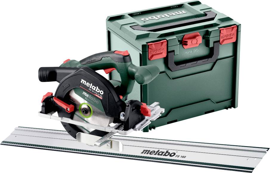 Zestaw piły tarczowej akumulatorowej Metabo KS 18 LTX 57 BL Głębokośc cięcia maks. (90°) 57 mm - obrazek 1
