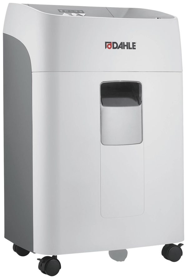 Dahle ShredMATIC 300 P5 Niszczarka 300 ark. Cięcie na drobne elem. 2 x 15 mm P-5 40 l Niszczy także spinacze do papieru,