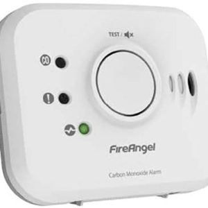 FireAngel NM-CO-10X-INT Czujnik czadu zaw. baterię na 10 lat pracy, konwertowalny przez sygnał radiowy bateryjne Wykrywa