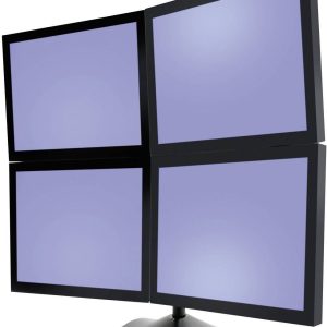 Uchwyt do monitora, stojący Ergotron 33-324-200, 25,4 cm (10″) – 61 cm (24″), Maks. udźwig: 56 kg, do 4 monitorów Uchwyt do monitora, stojący Ergotron 33-324-200, 25,4 cm (10″) – 61 cm (24″), Maks. udźwig: 56 kg, do 4 monitorów
