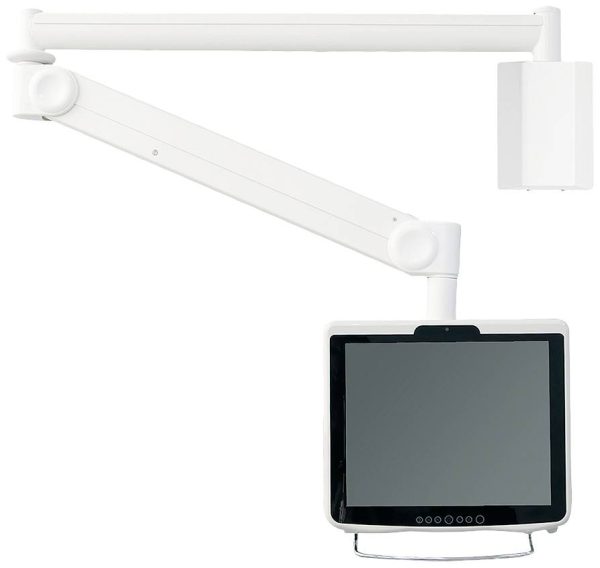 Neomounts Uchwyt ścienny do monitora FPMA-HAW100 1 Wyświetlacz 25,4 cm (10″) – 61 cm (24″) biały z regulowaną wysokością