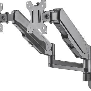 Manhattan Uchwyt ścienny do monitora 461627 2 Wyświetlacz 43,2 cm (17″) – 81,3 cm (32″) czarny Obrotowy, z regulowaną wy Manhattan Uchwyt ścienny do monitora 461627 2 Wyświetlacz 43,2 cm (17″) – 81,3 cm (32″) czarny Obrotowy, z regulowaną wy