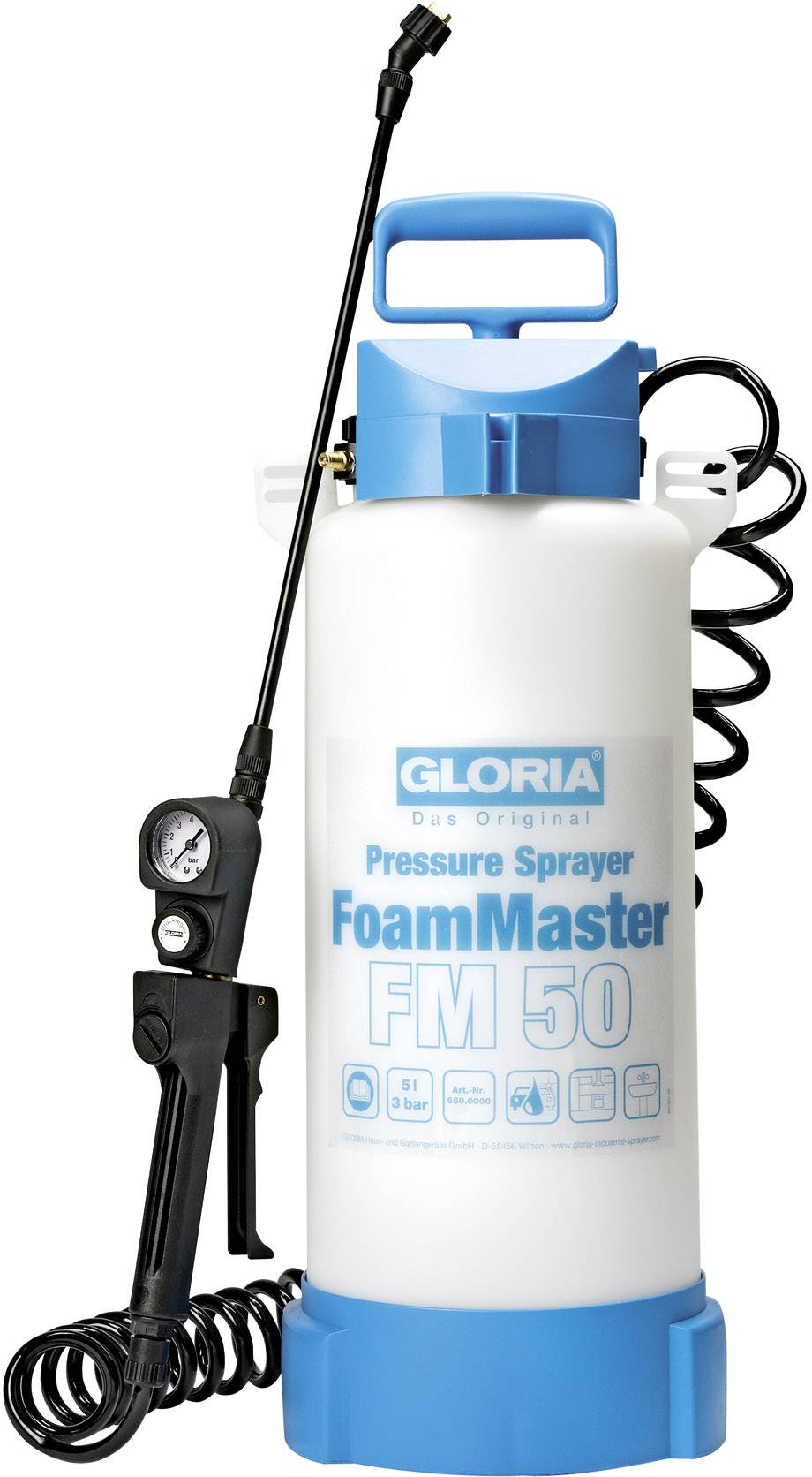 Opryskiwacz ciśnieniowy Gloria Haus und Garten FoamMaster FM 50 - obrazek 1