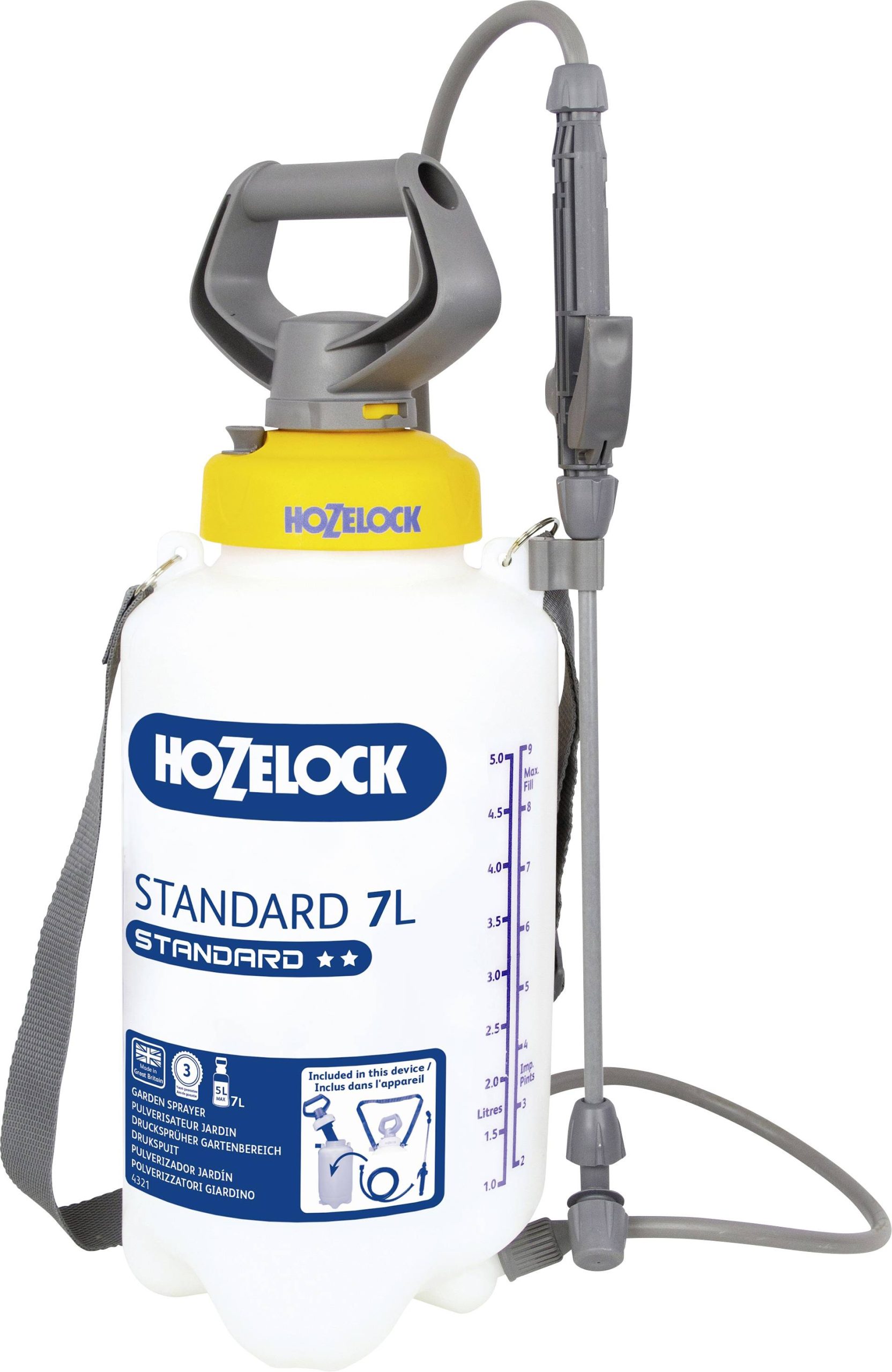 Opryskiwacz ciśnieniowy Hozelock Standard 7 l - obrazek 1
