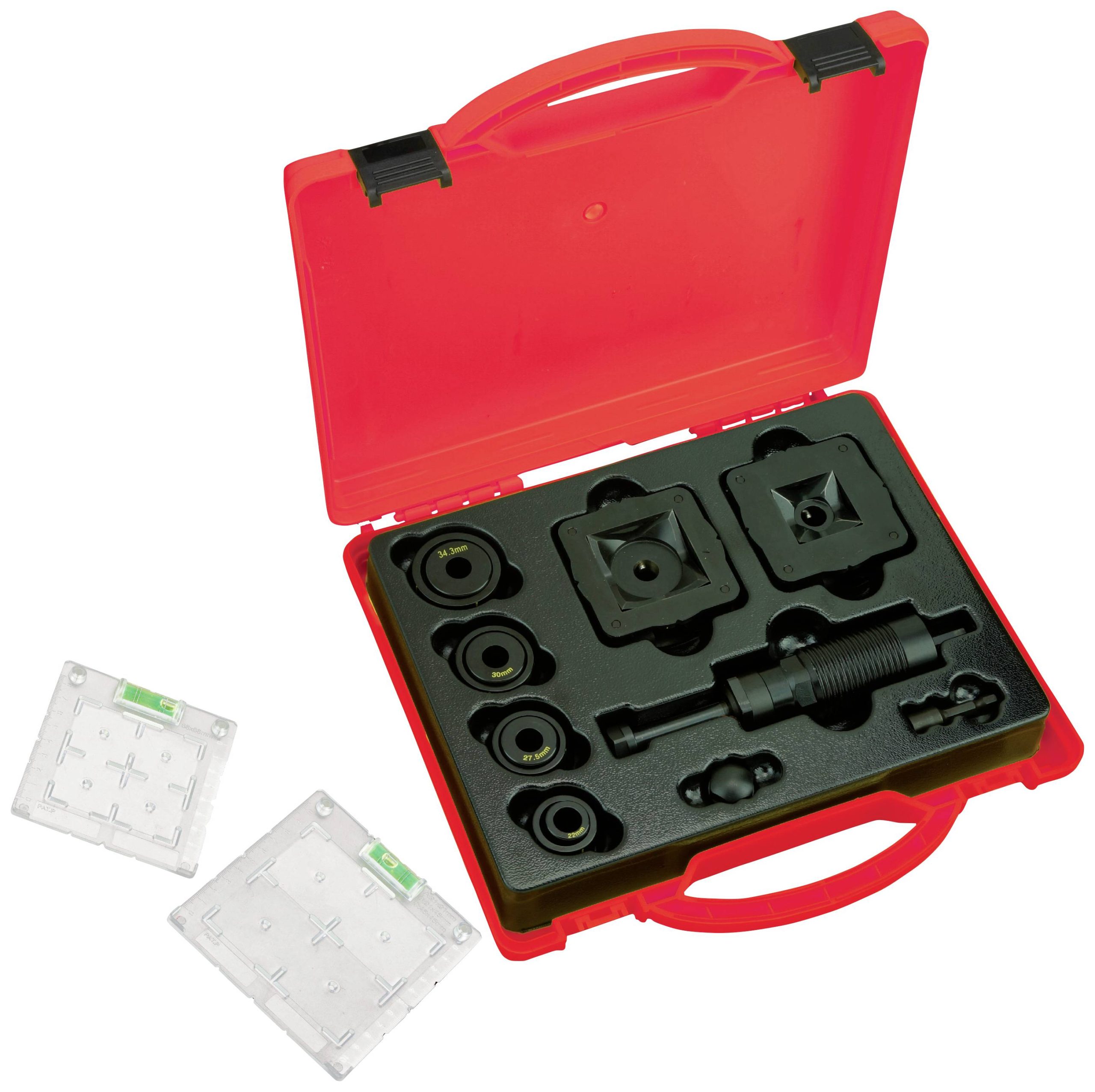 TOOLCRAFT TO-9610284 Wkładki przebijakowe Ø22-34,3mm + 33.5x33.5 mm + 45x45 mm - obrazek 1