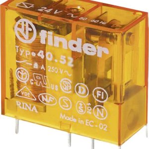 Finder 40.52.8.024.0000 Przekaźnik miniaturowy PCB Finder 40.52.8.024.0000 Przekaźnik miniaturowy PCB