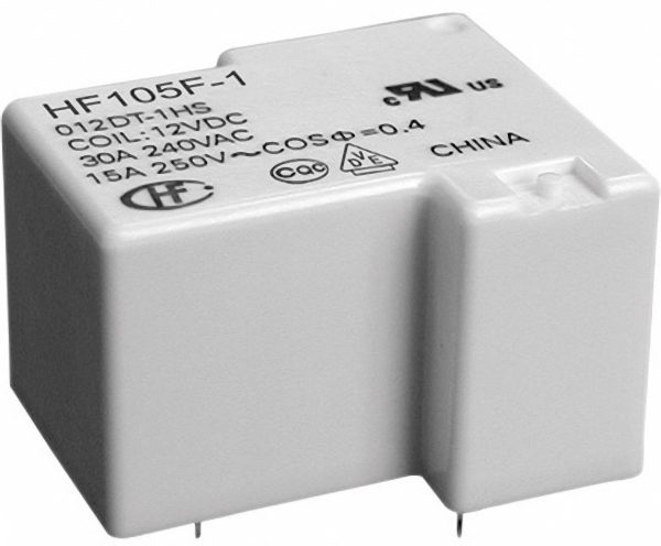 Miniaturowy przekaźnik mocy HF105F-1/012DT-1ZST (136) Monostabilny, max 28 V/DC/277V/AC