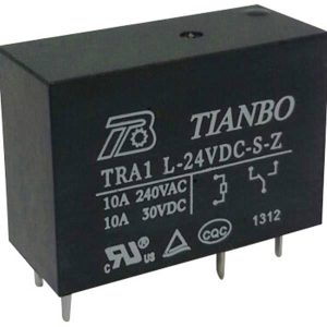 Tianbo Electronics TRA1 L-24VDC-S-Z Przekaźnik SMT 24 V/DC 12 A 1 zestyk przełączny 1 szt. Tianbo Electronics TRA1 L-24VDC-S-Z Przekaźnik SMT 24 V/DC 12 A 1 zestyk przełączny 1 szt.