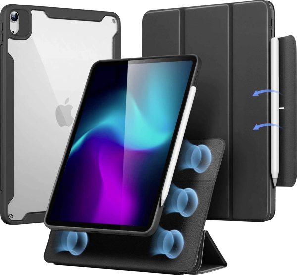 Torba / Etui na iPad ESR Rebound Hybrid czarny, przeźroczysty