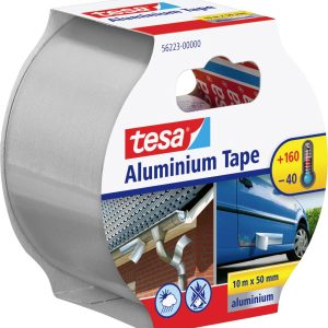 Taśma aluminiowa tesa 56223-00000-11 (D x S) 10 m x 50 mm 10 m 1 szt. Taśma aluminiowa tesa 56223-00000-11 (D x S) 10 m x 50 mm 10 m 1 szt.