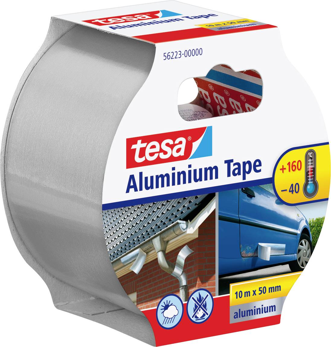 Taśma aluminiowa tesa 56223-00000-11 (D x S) 10 m x 50 mm 10 m 1 szt. - obrazek 1