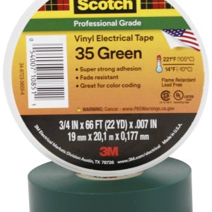 Taśma izolacyjna Scotch Scotch® 35 SCOTCH35-19X20GN Scotch™ 35 (D x S) 20 m x 19 mm 20 m 1 szt. Taśma izolacyjna Scotch Scotch® 35 SCOTCH35-19X20GN Scotch™ 35 (D x S) 20 m x 19 mm 20 m 1 szt.