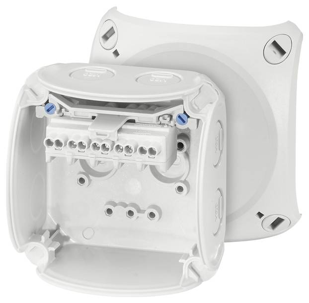 Skrzynka przyłączeniowa Hensel KF 0202 G, IP66, IP67, IP69, (D x S x W) 62 x 93 x 93 mm, szaro-biały (ral 7035), 1 szt. - obrazek 1