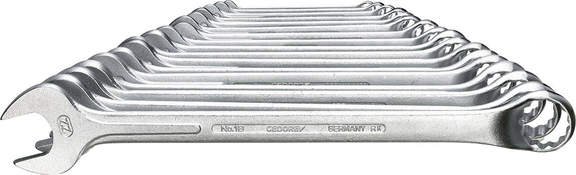 Gedore 6012680 1 B-017 Zestaw kluczy płasko oczkowych 17 szt. Rozmiar klucza (metryczny) (tylko do tytułu) 6 - 22 mm - obrazek 1