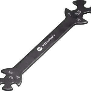 TOOLCRAFT TO-5693100 17 g Klucz oczkowy podwójny Rozmiar klucza (metryczny) (tylko do tytułu) 3 – 8 mm TOOLCRAFT TO-5693100 17 g Klucz oczkowy podwójny Rozmiar klucza (metryczny) (tylko do tytułu) 3 – 8 mm