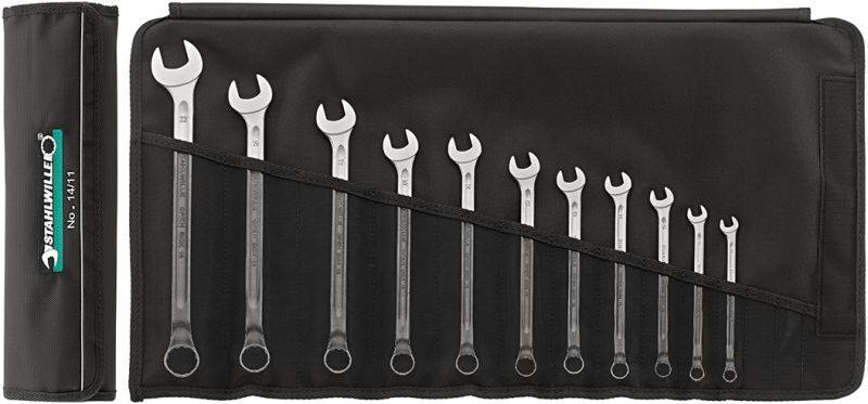 Stahlwille 96401007 14/10 KT Zestaw kluczy płasko oczkowych Rozmiar klucza (metryczny) (tylko do tytułu) 8 - 19 mm - obrazek 1