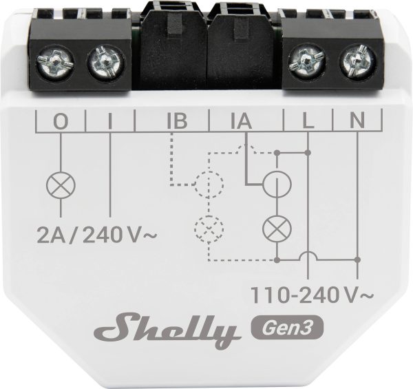 Shelly Shelly EM Gen3 – (1 x 50A CT included) Licznik energii elektrycznej Bluetooth, Wi-Fi