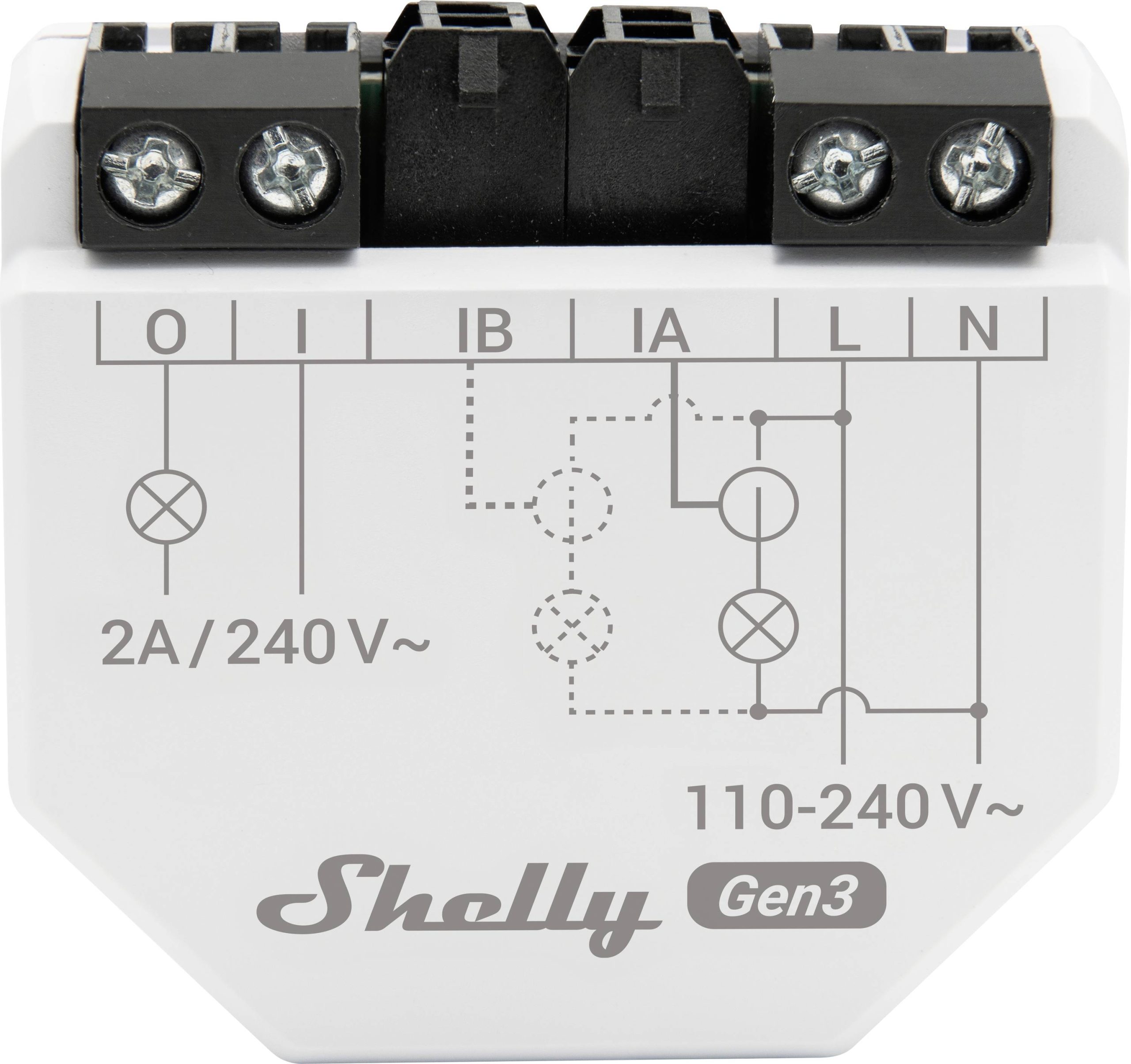 Shelly Shelly EM Gen3 - (1 x 50A CT included) Licznik energii elektrycznej Bluetooth, Wi-Fi - obrazek 1