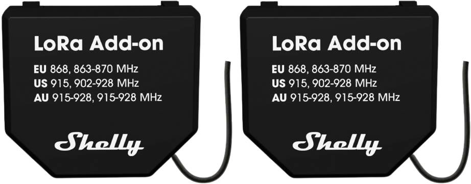Shelly LoRa Add-on 2x Bezprzewodowy element przełączający - obrazek 1