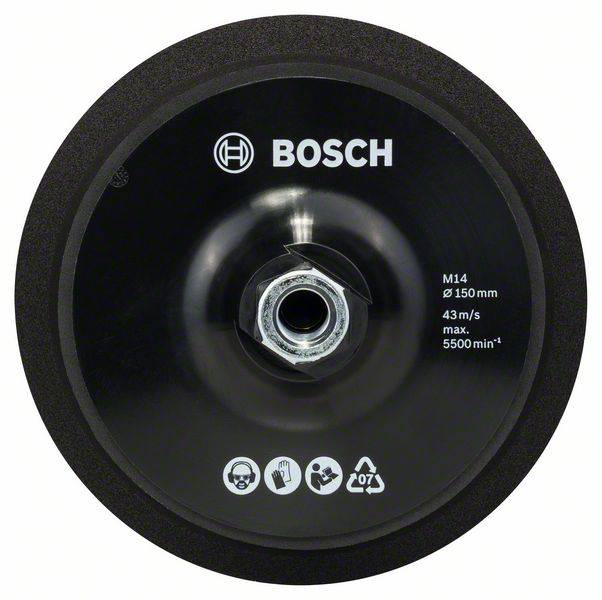 Bosch Accessories Stützteller M14 mit Klett Ø 150mm 2608612027 1 szt. - obrazek 1