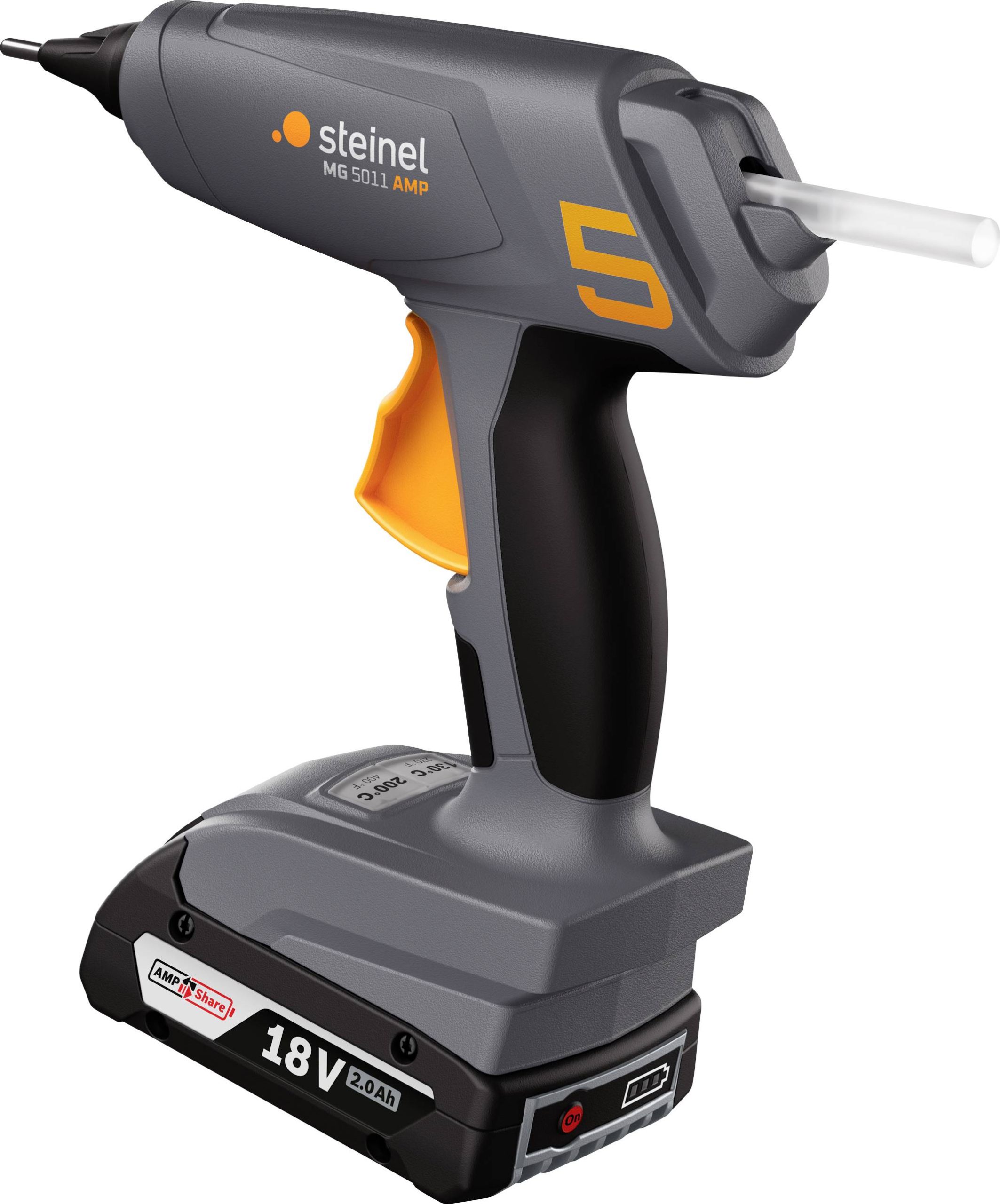Steinel KLEBEPISTOLE MOBILEGLUE 5011 AMP KF-SET Akumulatorowy pistolet do klejenia na gorąco 11 mm 18 V 1 szt. - obrazek 1