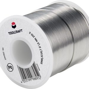 Cyna lutownicza bezołowiowa TOOLCRAFT szpula Sn99,3Cu0,7 ROL1 250 g 1 mm