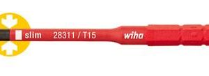 Wkrętak z wymiennymi końcówkami Wiha SlimBit electric 36071 TORX wewnętrzny T 25 75 mm Wkrętak z wymiennymi końcówkami Wiha SlimBit electric 36071 TORX wewnętrzny T 25 75 mm