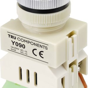 TRU COMPONENTS TC-9219084 Przycisk Y090, 22 mm, 250 V/AC, 5 A, 1 szt. TRU COMPONENTS TC-9219084 Przycisk Y090, 22 mm, 250 V/AC, 5 A, 1 szt.