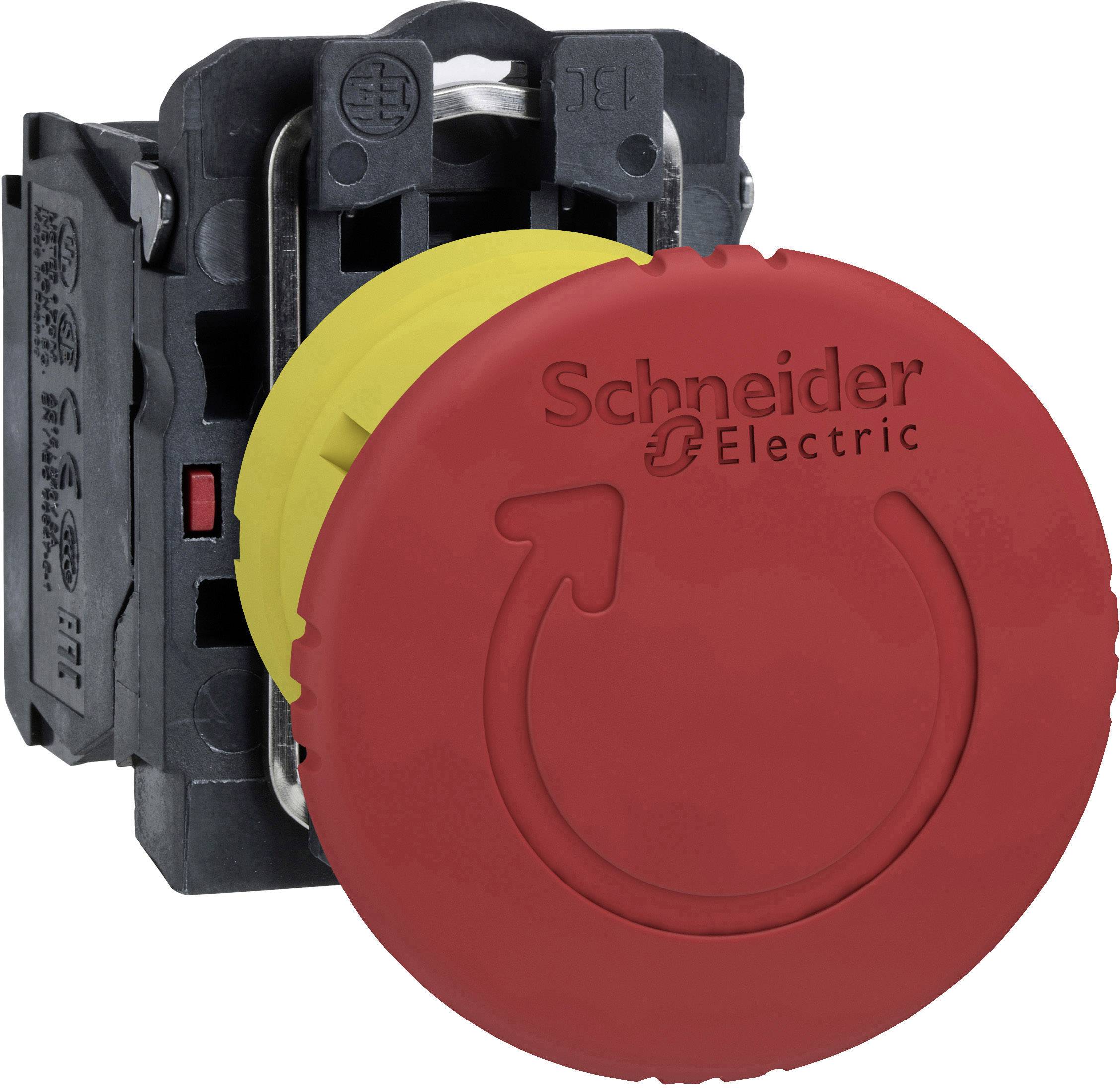 Wyłącznik awaryjny Schneider Electric XB5AS8444, 120 V/AC, 2 NC, 1 szt. - obrazek 1