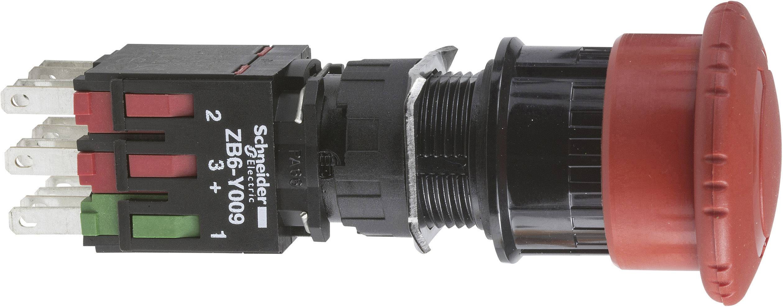 Wyłącznik awaryjny Schneider Electric XB6AS8349B, 2 NC, 1 szt. - obrazek 1