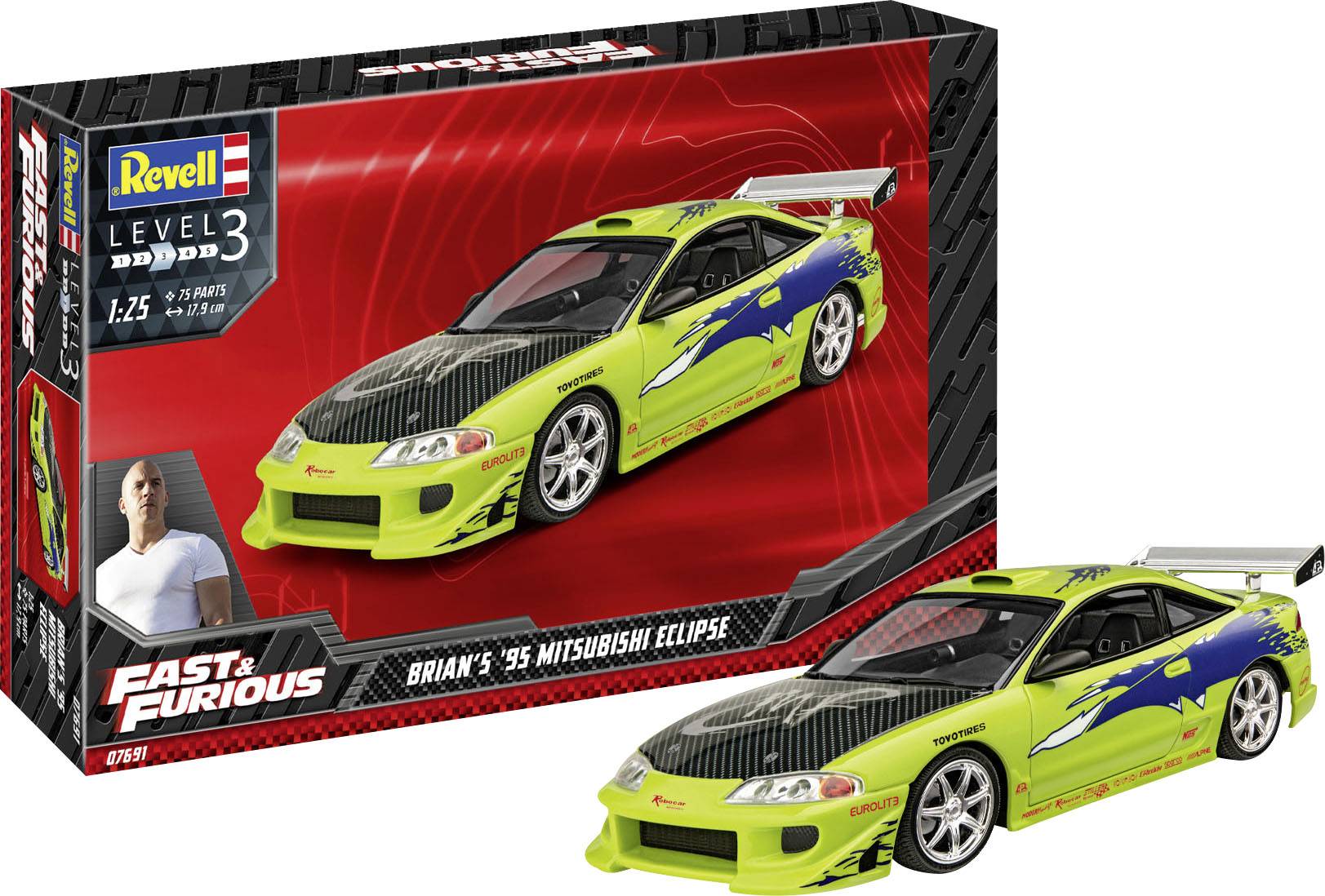 Model samochodu Revell RV 1:25 Fast & Furious Brian